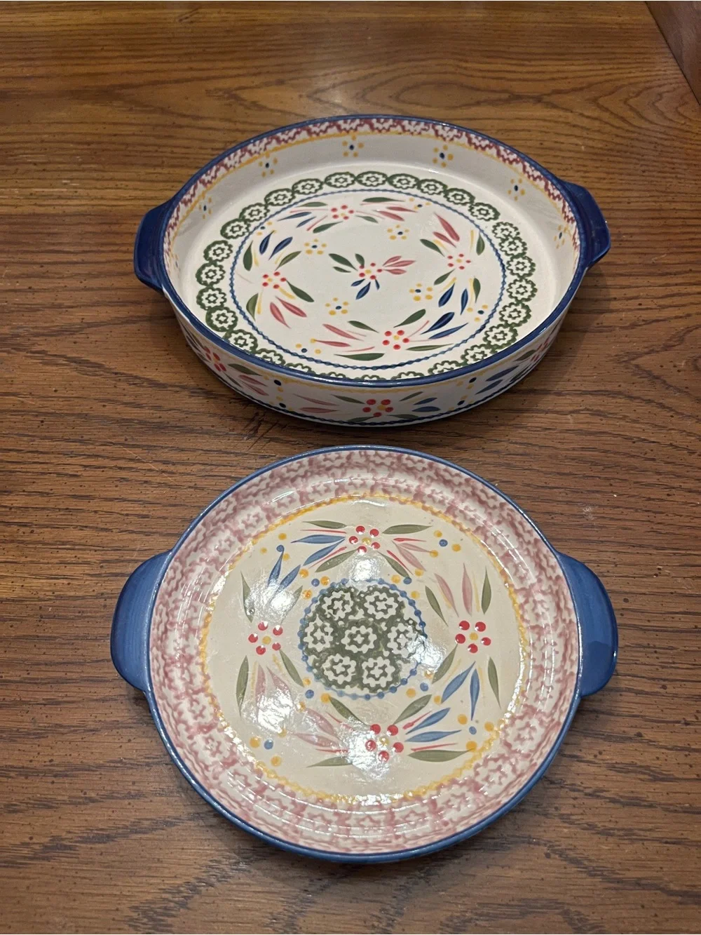 Temptations Old World Confetti Hand-Painted Ceramic Serving Set